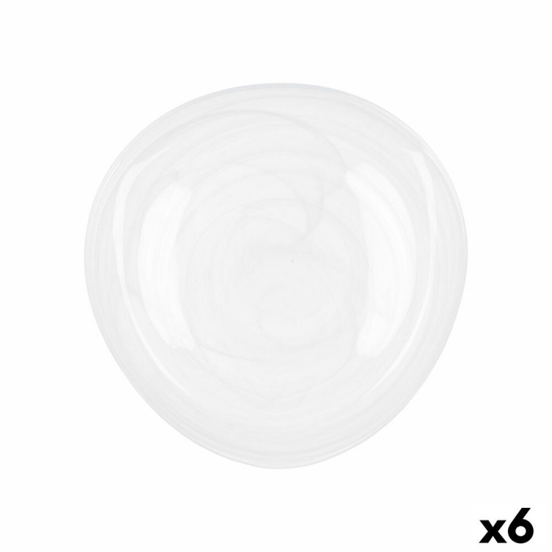 Image secondaire de Assiette plate Quid Boreal Blanc verre Ø 30 cm (6 Unités) (Pack 6x)