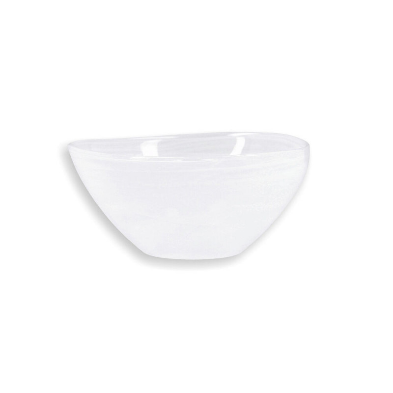 Saladier Quid Boreal Ø 14 cm Blanc verre (6 Unités) (Pack 6x)