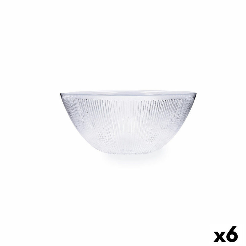 Image secondaire de Plateau apéritif Quid Lonja Transparent verre (6 Unités) (Pack 6x)