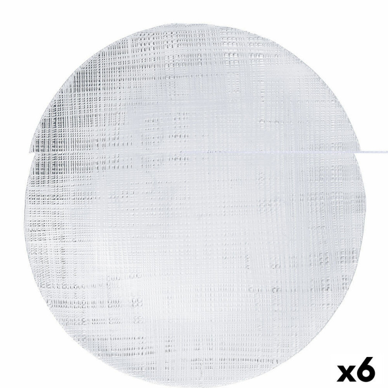 Image secondaire de Dessous d'Assiette Bidasoa Ikonic Transparent verre Ø 28 cm (6 Unités) (Pack 6x)