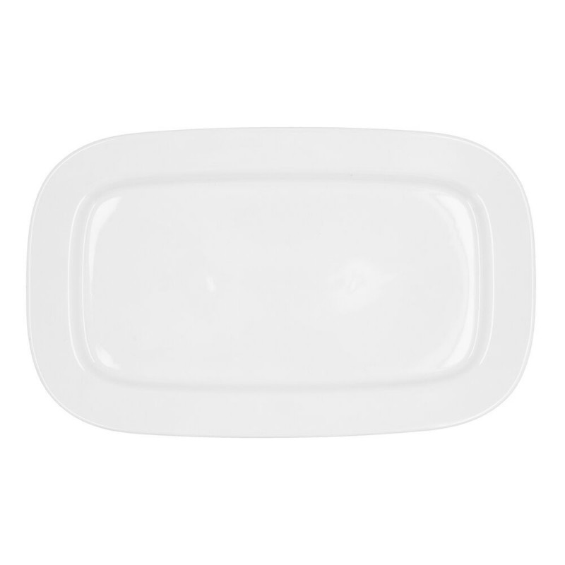 Image secondaire de Plat à Gratin Bidasoa Glacial Céramique Blanc (36 x 21 cm) (Pack 3x)