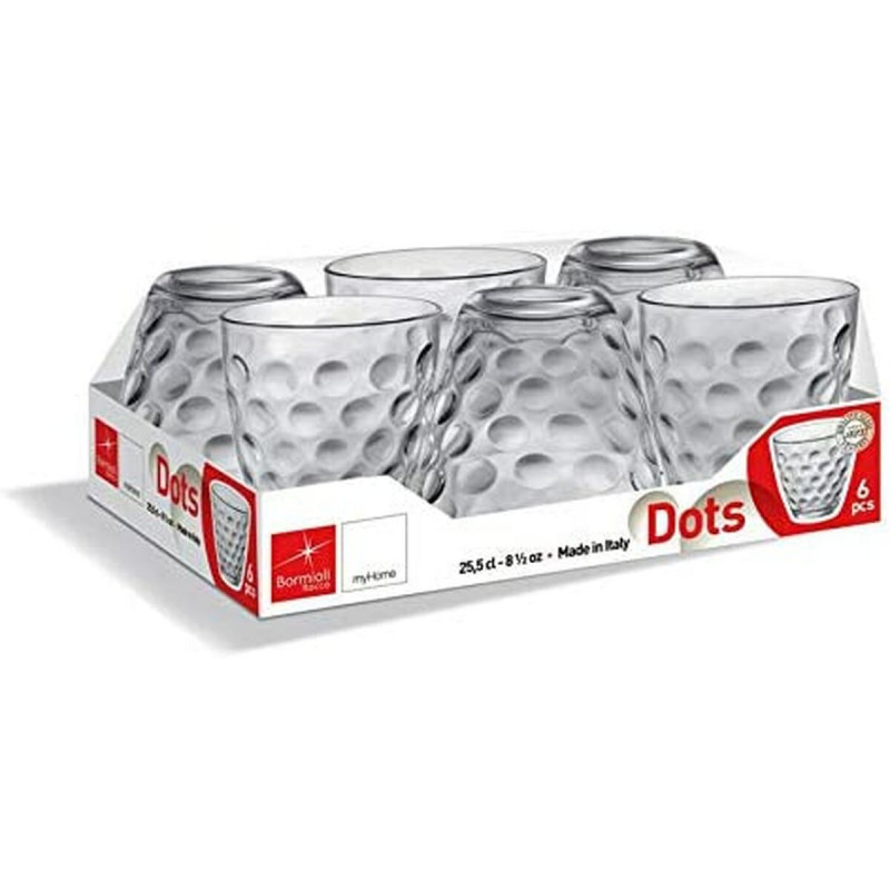 Image secondaire de Set de Verres Bormioli Rocco Dots 6 Unités verre (250 ml)