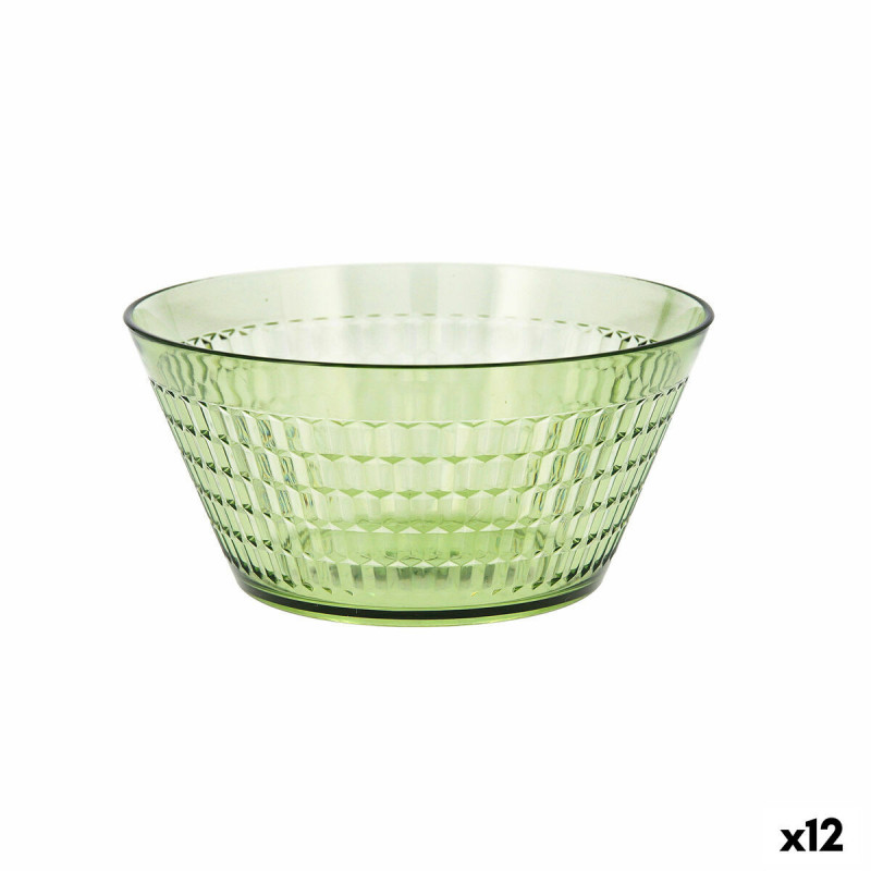 Image secondaire de Bol Quid Viba Vert Plastique Ø 18 cm (Pack 12x)