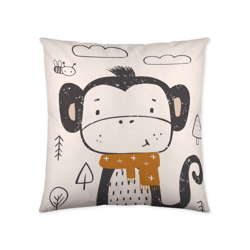 Image secondaire de Housse de coussin Popcorn Scarf Monkey (60 x 60 cm)