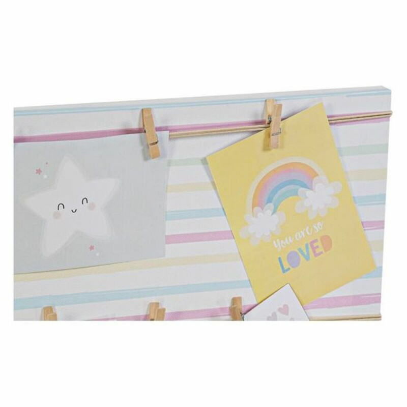 Image secondaire de Cadre Photos DKD Home Decor Sunshine Multicouleur Toile Bébé 50 x 2 x 50 cm