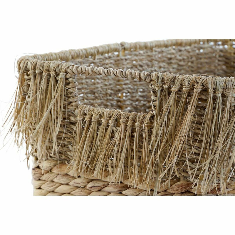 Image secondaire de Set de basket DKD Home Decor Marron Multicouleur Naturel Frange 40 x 30 x 26 cm