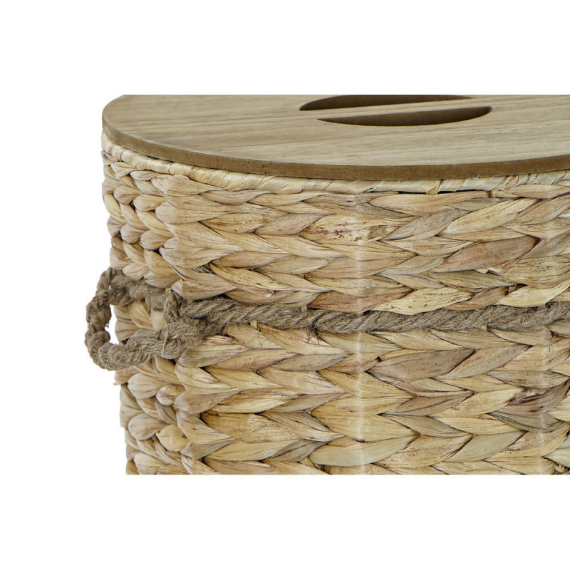 Image secondaire de Set de basket DKD Home Decor Marron Clair 44 x 44 x 54 cm Bois Métal 3 Pièces