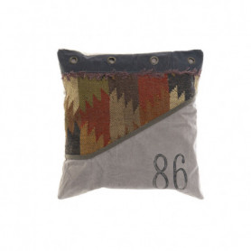 Coussin DKD Home Decor 8424001570898 Gris Polyester Colonial (45 x 5 x 45 cm) 42,99 €