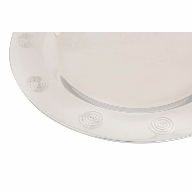 Image secondaire de Dessous d'Assiette DKD Home Decor Acier inoxydable Plastique Argenté 30 x 30 x 0,5 cm