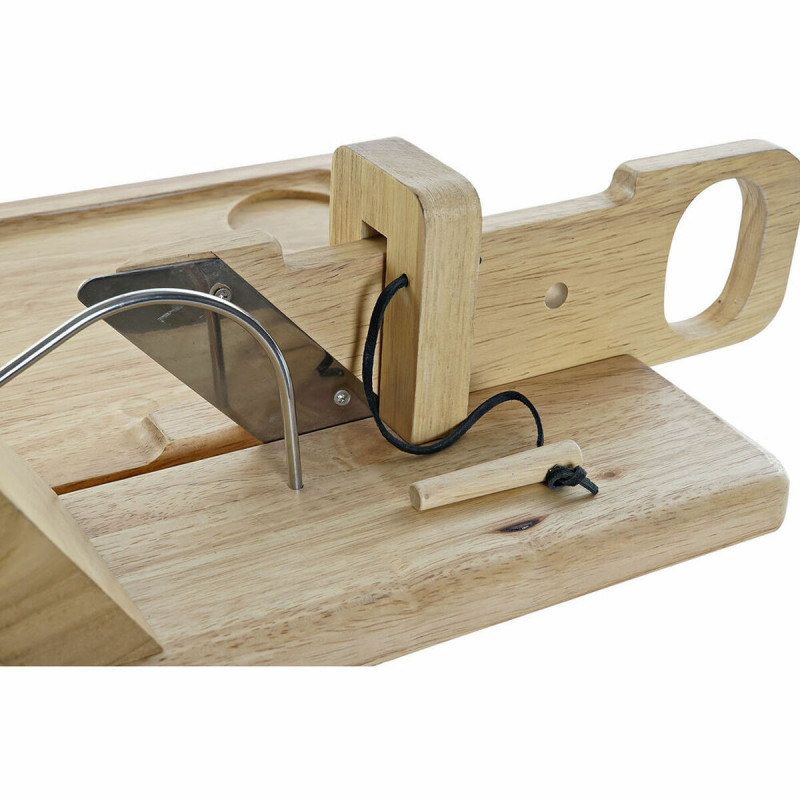 Image secondaire de Cutter DKD Home Decor 29 x 29 x 10 cm Bois d'hévéa Acier inoxydable