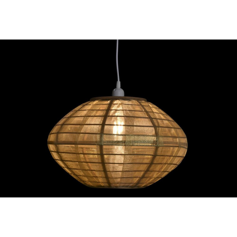 Image secondaire de Suspension DKD Home Decor Naturel Doré Marron Bambou 50 W (42 x 42 x 26 cm)