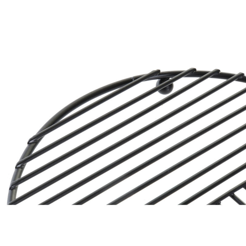 Image secondaire de Dessous de plat DKD Home Decor Grille Noir Métal 20 x 20 x 1,5 cm