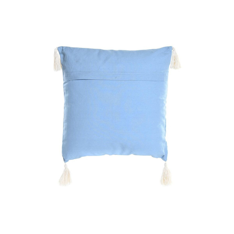 Image secondaire de Coussin DKD Home Decor 40 x 15 x 40 cm Bleu Blanc