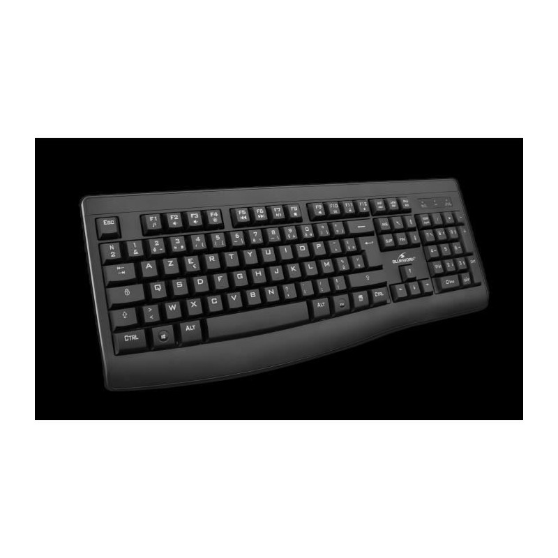 Image secondaire de Pack clavier souris sans fil rechargeable BLUESTORK - Noir