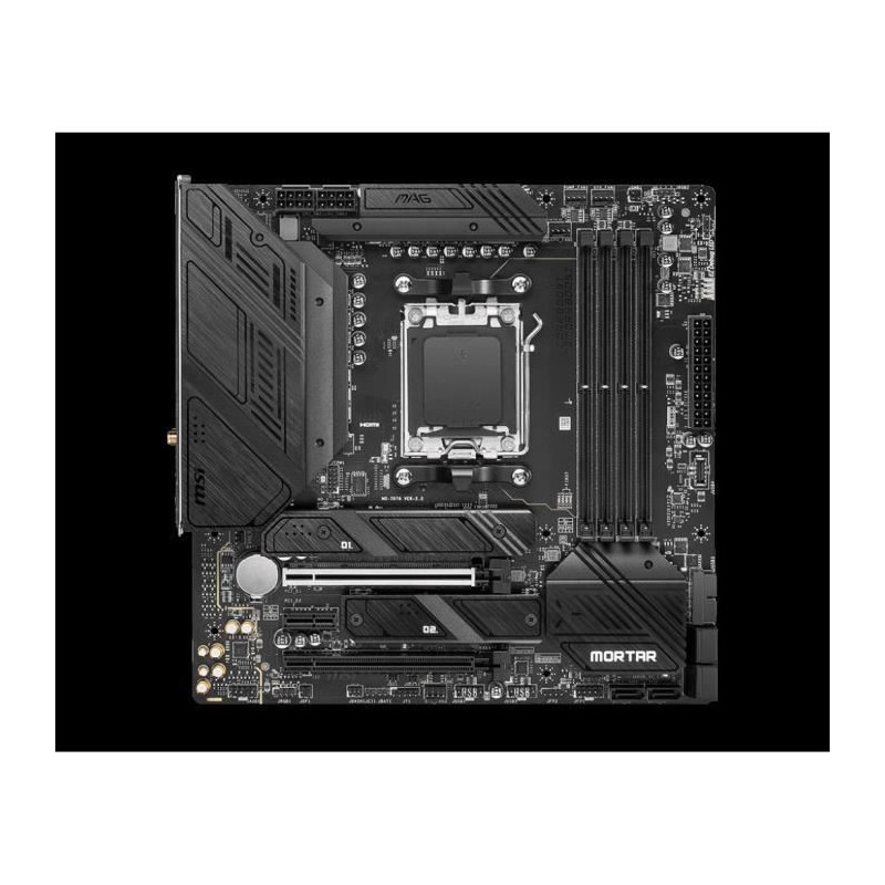 MSI MAG B650M Mortar WIFI AMD B650 Emplacement AM5 micro ATX