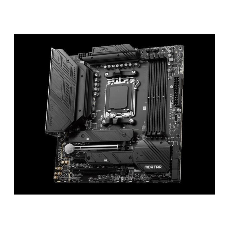 Image secondaire de MSI MAG B650M Mortar WIFI AMD B650 Emplacement AM5 micro ATX