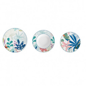 Service de Vaisselle DKD Home Decor Porcelaine Bleu Vert 18 Pièces 189,99 €