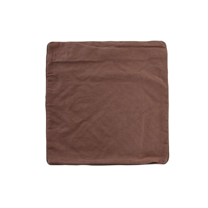 Image secondaire de Housse de coussin DKD Home Decor Marron Losanges 50 x 1 x 50 cm