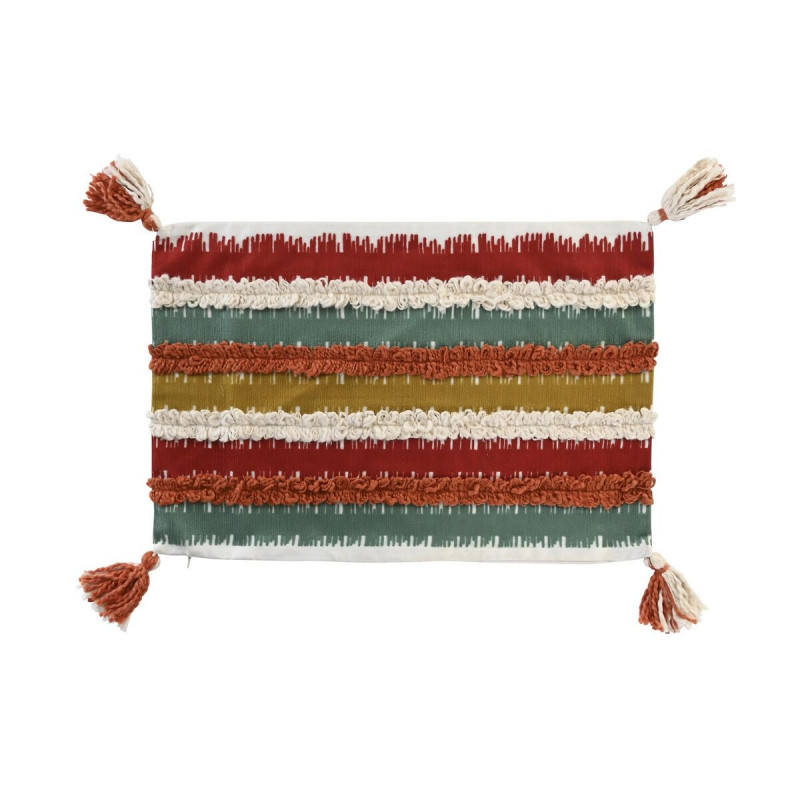 Housse de coussin DKD Home Decor 60 x 1 x 40 cm Rayures Multicouleur