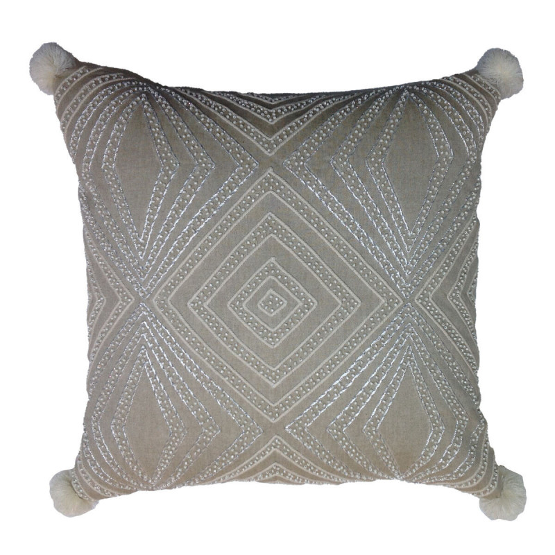 Image secondaire de Housse de coussin DKD Home Decor Gris 50 x 1 x 50 cm