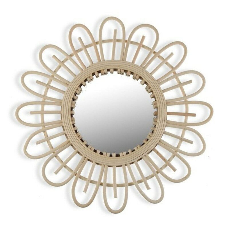 Miroir Versa Miroir Rotin Bambou (2 x 50 x 50 cm)