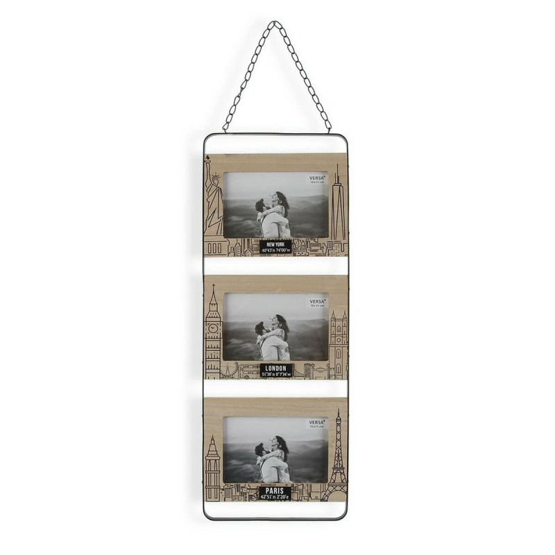 Cadre Photos Versa Bois 1 x 19,5 x 35,5 cm Pendentif