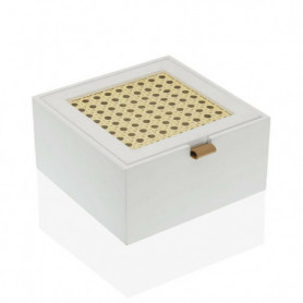 Boîte à bijoux Versa Carré Blanc (16 x 8 x 16 cm) 24,99 €