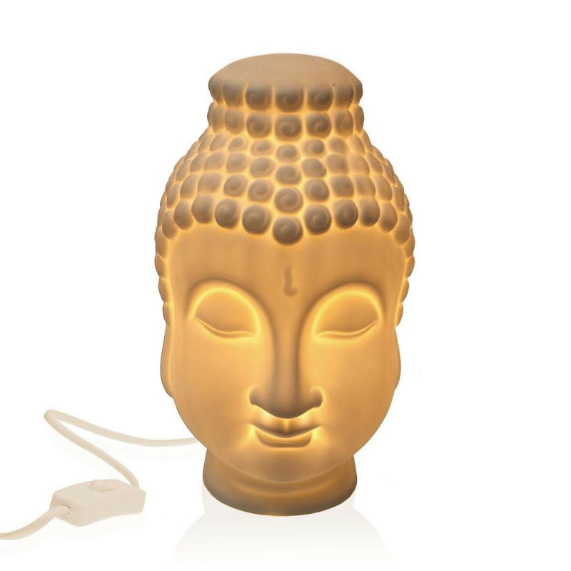 Image secondaire de Lampe de bureau Versa Gautama Buda Porcelaine (15 x 25,5 x 15,5 cm)