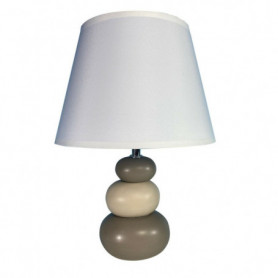 Lampe de bureau Versa Beige Céramique Textile (22,5 x 32 x 8,5 cm) 39,99 €