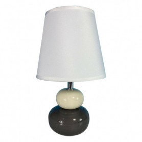 Lampe de bureau Versa Noir Blanc Céramique Textile (15 x 22,5 x 9,5 cm) 28,99 €