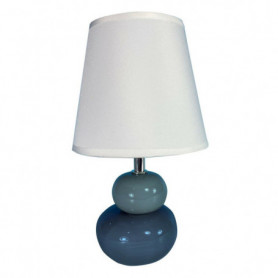 Lampe de bureau Versa Bleu Céramique Textile (15 x 22,5 x 9,5 cm) 28,99 €