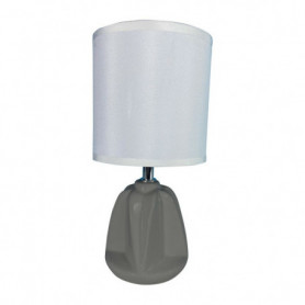 Lampe de bureau Versa Adam Gris Céramique Textile (13 x 29 x 10,5 cm) 28,99 €