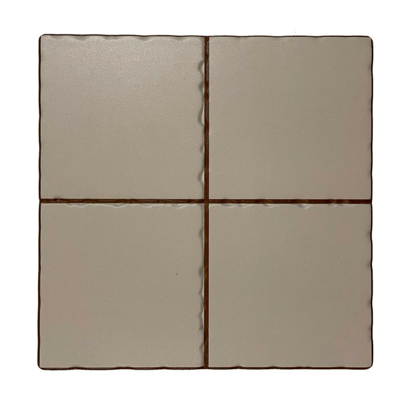 Dessous de plat Versa Beige Céramique (20 x 20 cm)