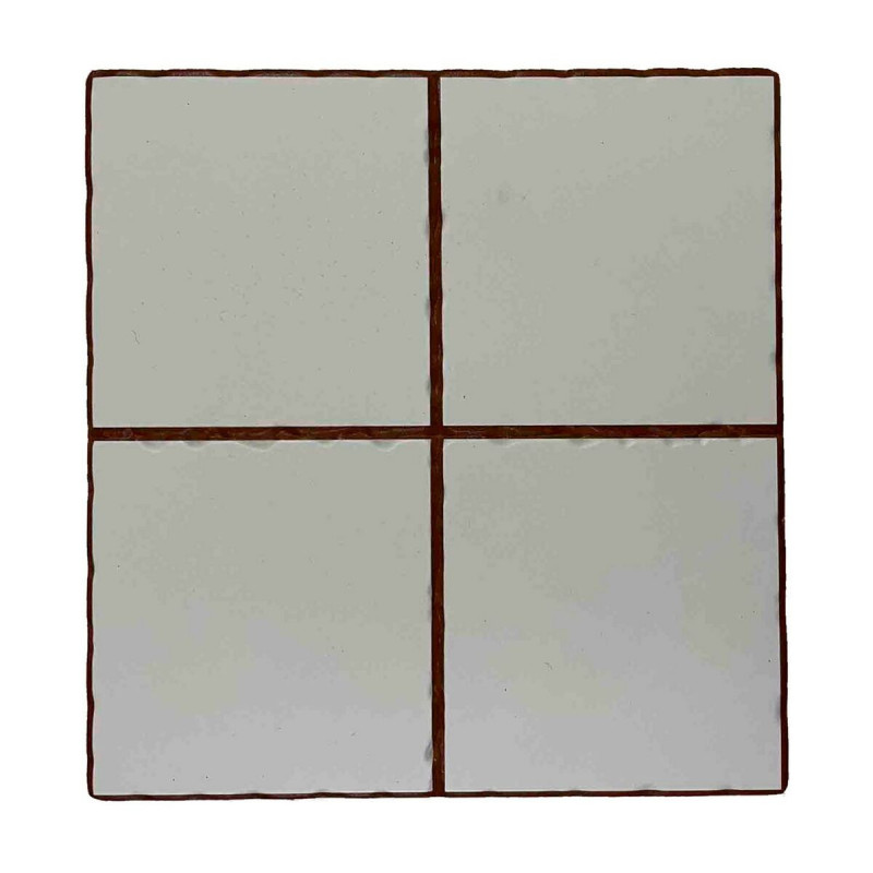 Dessous de plat Versa Blanc Céramique (20 x 20 cm)