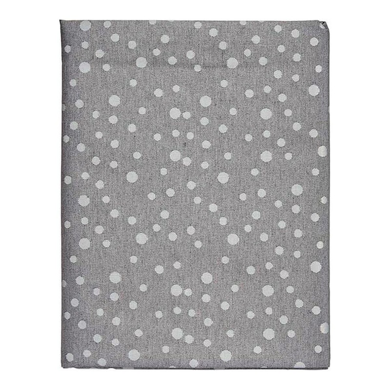 Nappe Gris Jacquard Blanc (140 x 180 cm)