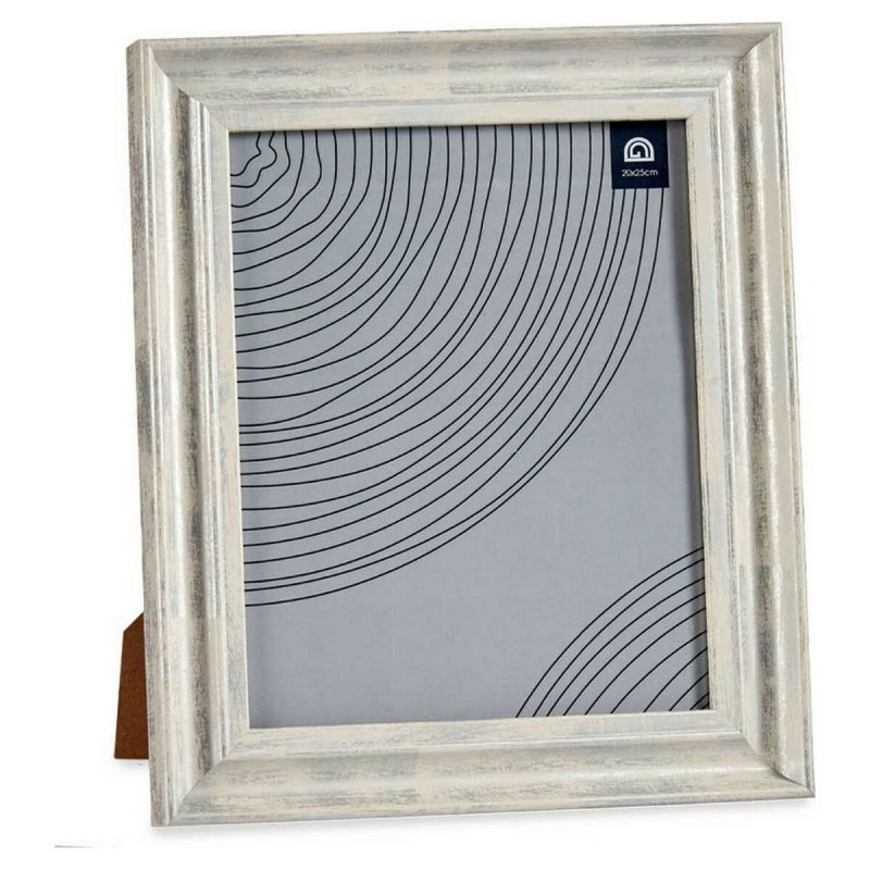 Cadre photo Gris Verre Plastique (26 x 2 x 31 cm)