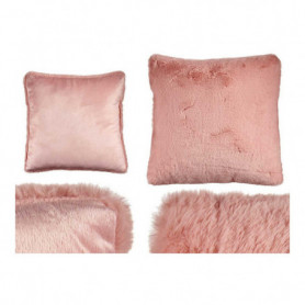 Coussin Avec cheveux Rose Cuir synthétoqie (40 x 2 x 40 cm) 23,99 €