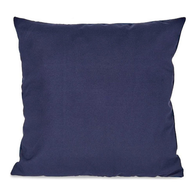 Image secondaire de Coussin Velours Bleu Polyester (45 x 13 x 45 cm)