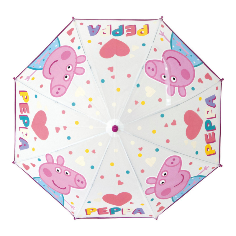 Image secondaire de Parapluie Peppa Pig Having fun Rose (Ø 80 cm)