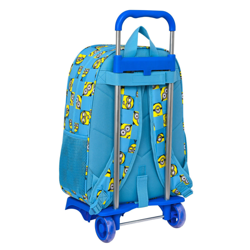 Image secondaire de Cartable à roulettes Minions Minionstatic Bleu (33 x 42 x 14 cm)