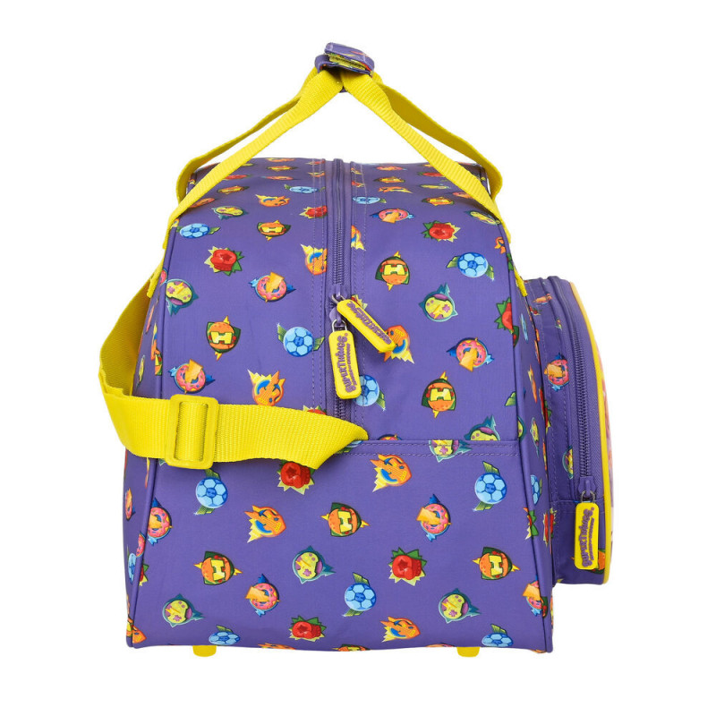 Image secondaire de Sac de sport SuperThings Guardians of Kazoom Violet Jaune (40 x 24 x 23 cm)