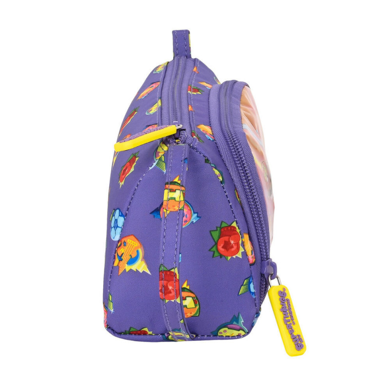 Image secondaire de Trousse Scolaire avec Accessoires SuperThings Guardians of Kazoom Jaune Violet (32 Pièces)