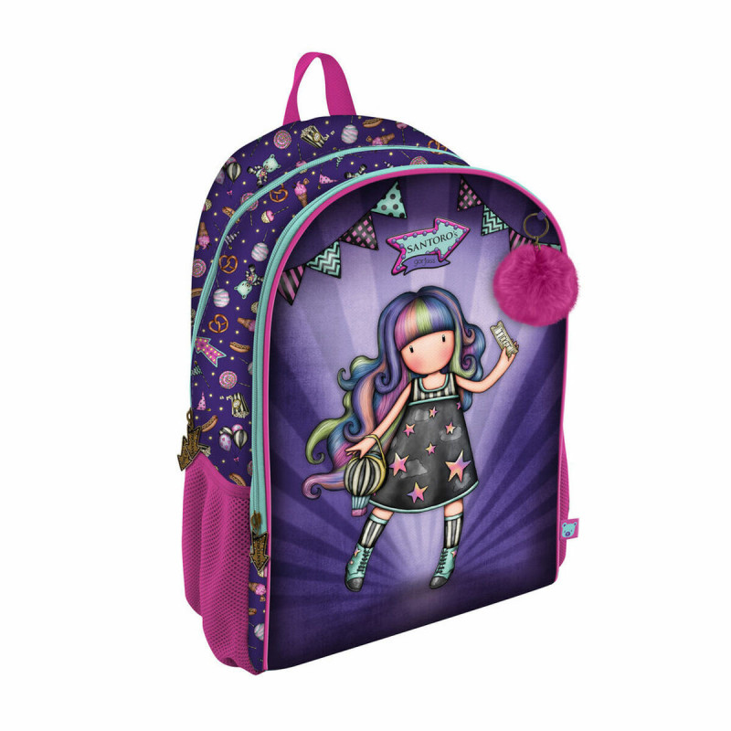 Cartable Gorjuss Up and away Violet (31.5 x 44 x 22.5 cm)