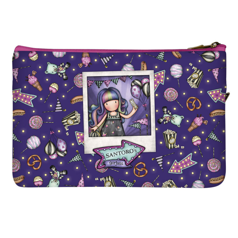 Image secondaire de Trousse d'écolier Gorjuss Up and away Violet (23.4 x 15.5 x 1.5 cm)