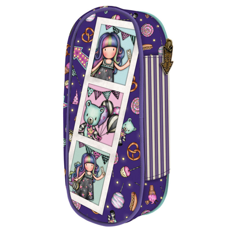 Image secondaire de Trousse d'écolier Gorjuss Up and away Violet (10 x 23 x 6 cm)