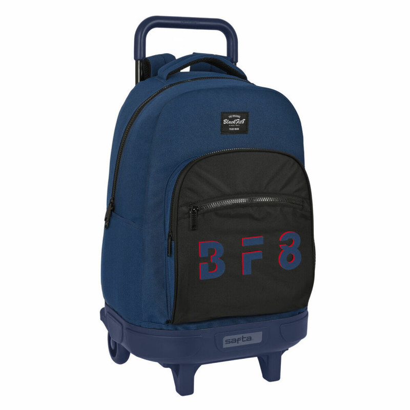 Cartable à roulettes BlackFit8 Urban Noir Blue marine (33 x 45 x 22 cm)