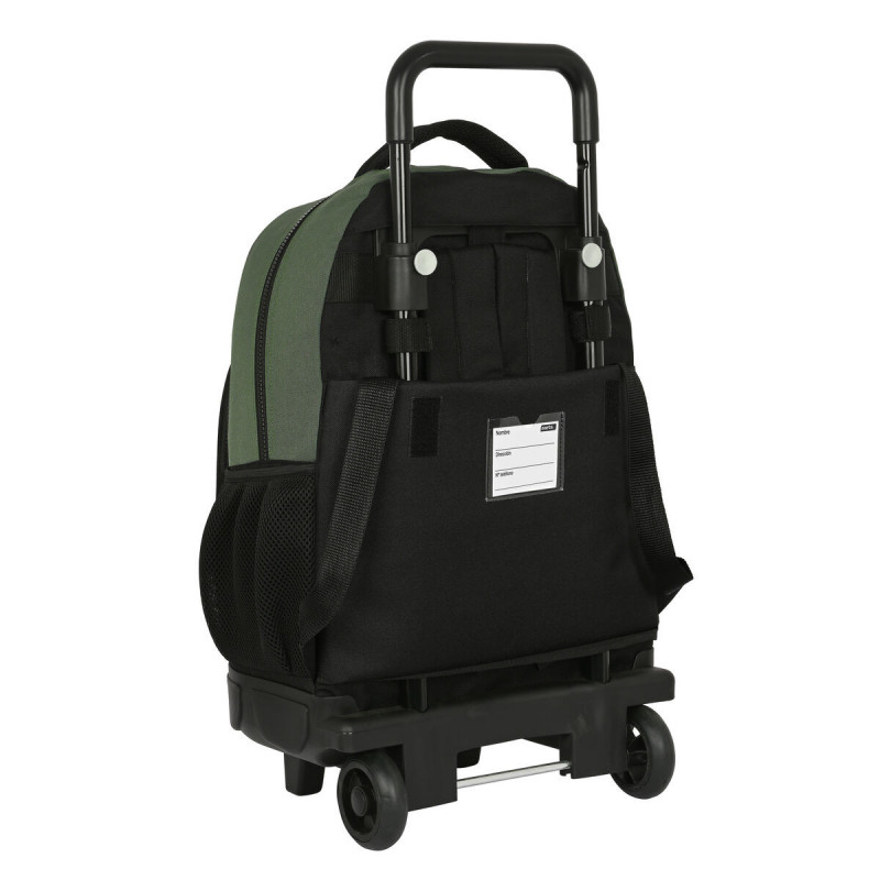 Image secondaire de Cartable à roulettes BlackFit8 Gradient Noir Vert militaire (33 x 45 x 22 cm)