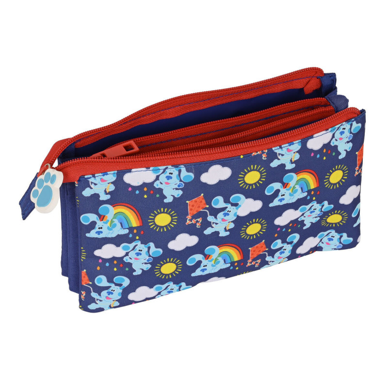 Image secondaire de Trousse Fourre-Tout Triple Safta Blues Clues Blue marine 22 x 12 x 3 cm