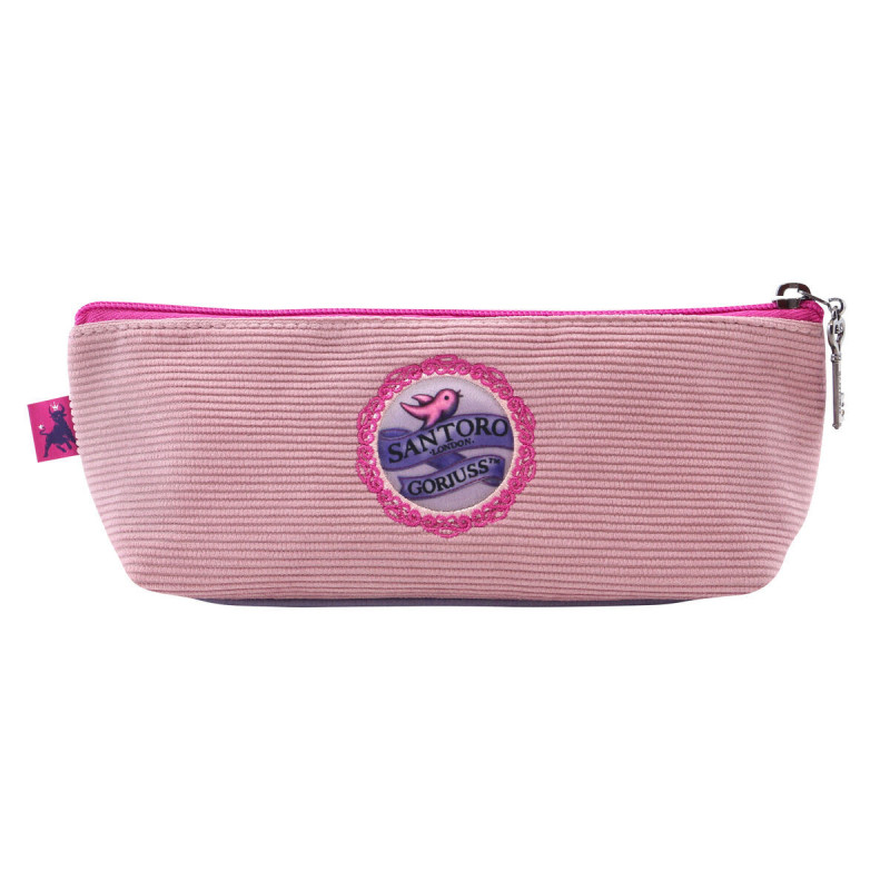 Image secondaire de Trousse d'écolier Gorjuss Cheshire cat Rose Violet (22.3 x 8.8 x 5.7 cm)