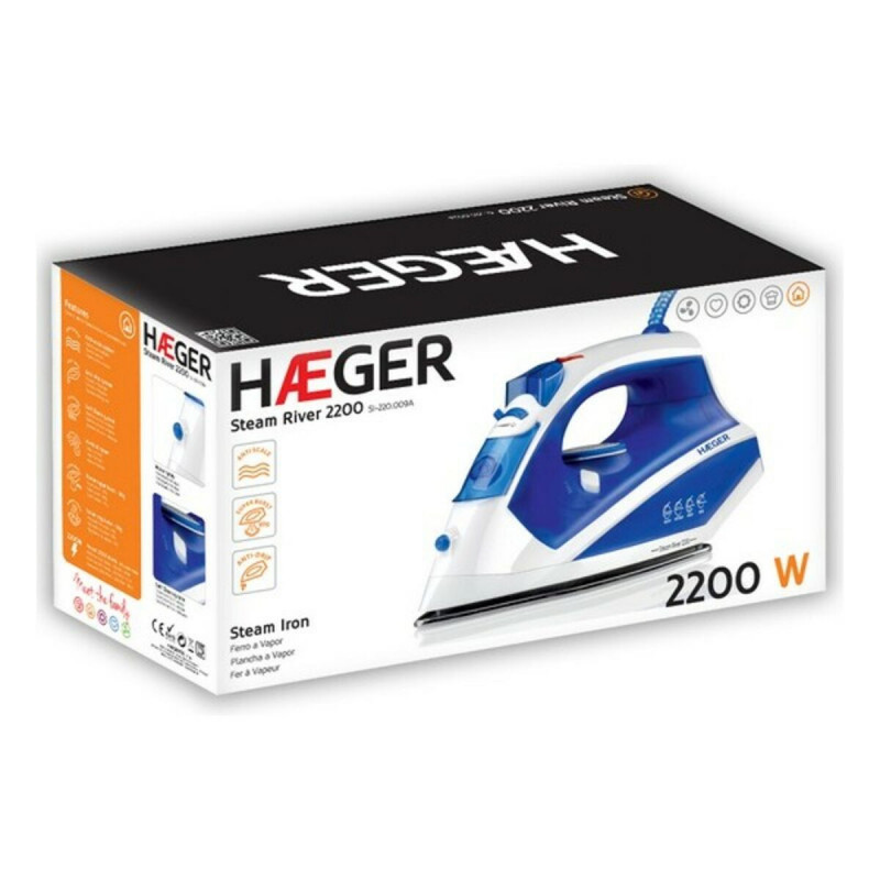 Image secondaire de Fer à vapeur Haeger SI-220.009B 2200W